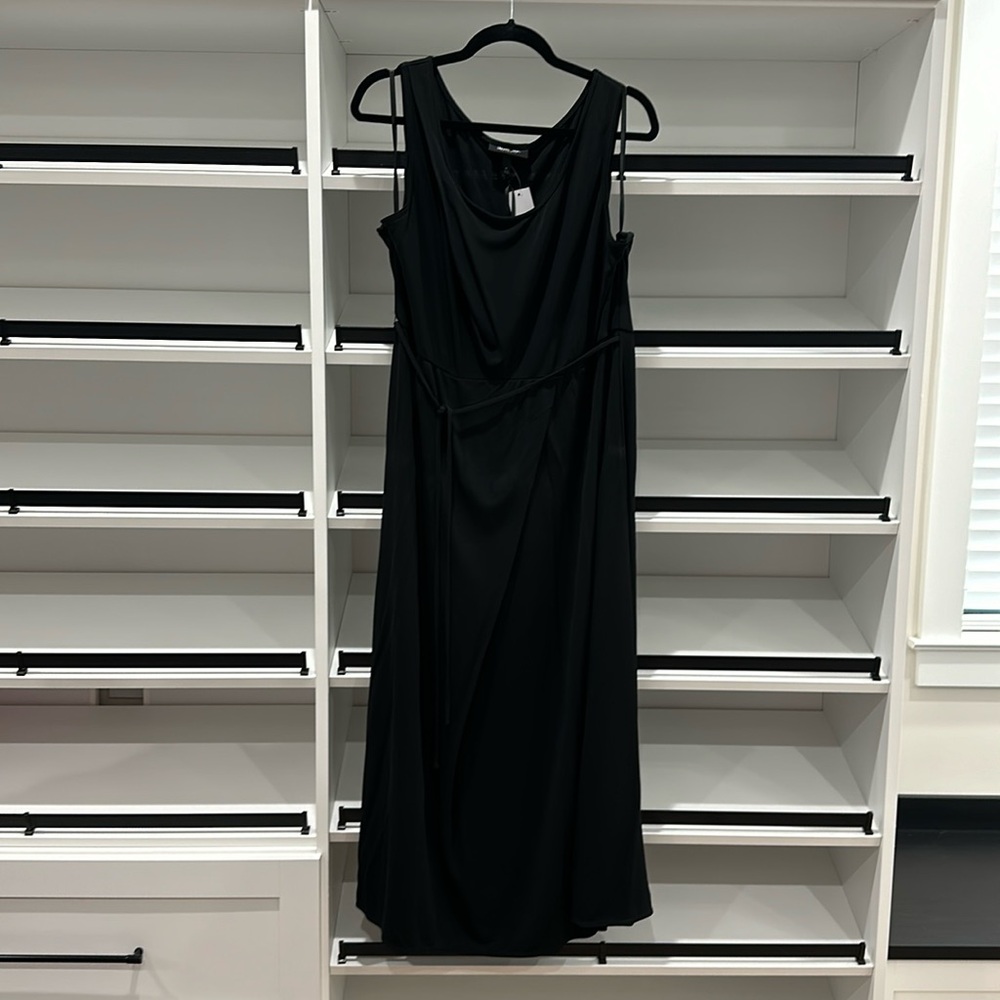 Isabel Toledo for Lane Bryant Black Wrap and Tie Dress 20